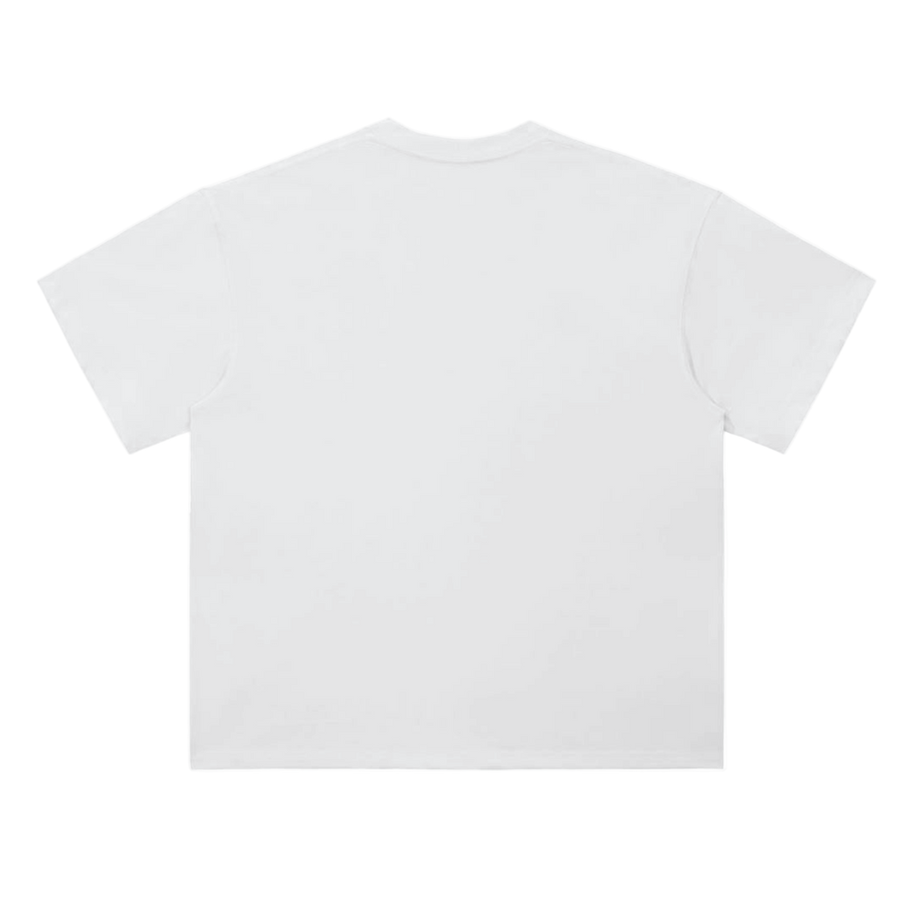 Plain white t-shirt on a white background