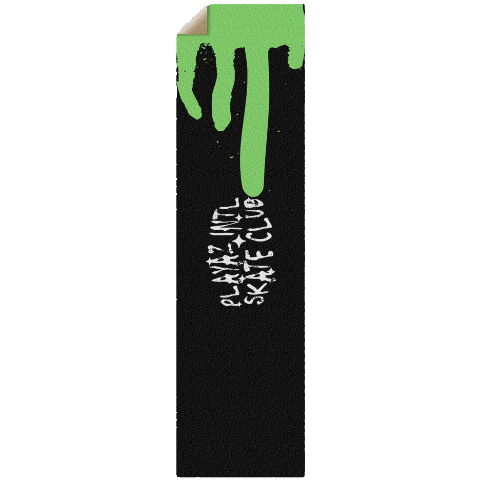 grip tape with green slime 